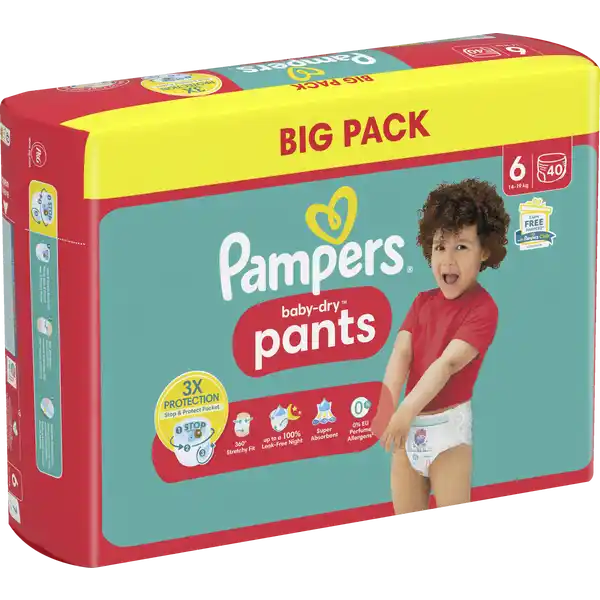 baby-dry pants Gr.6 (14-19kg) Big Pack