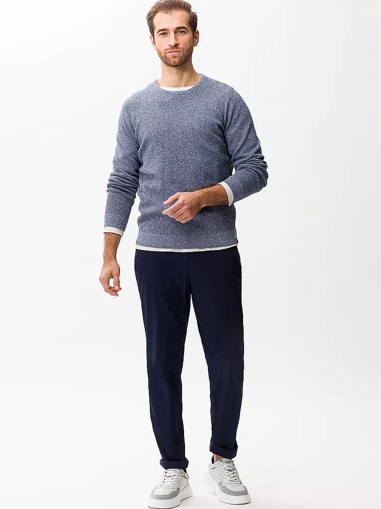 BRAX Chino Modern Fit FABIO IN blau