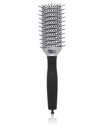 Olivia Garden Essential Style Tunnel Nylon Bristles Silver 1-Stück