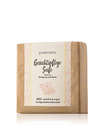 puremetics Natur-Seifen Gesichtspflege Seife Wildrose 100g