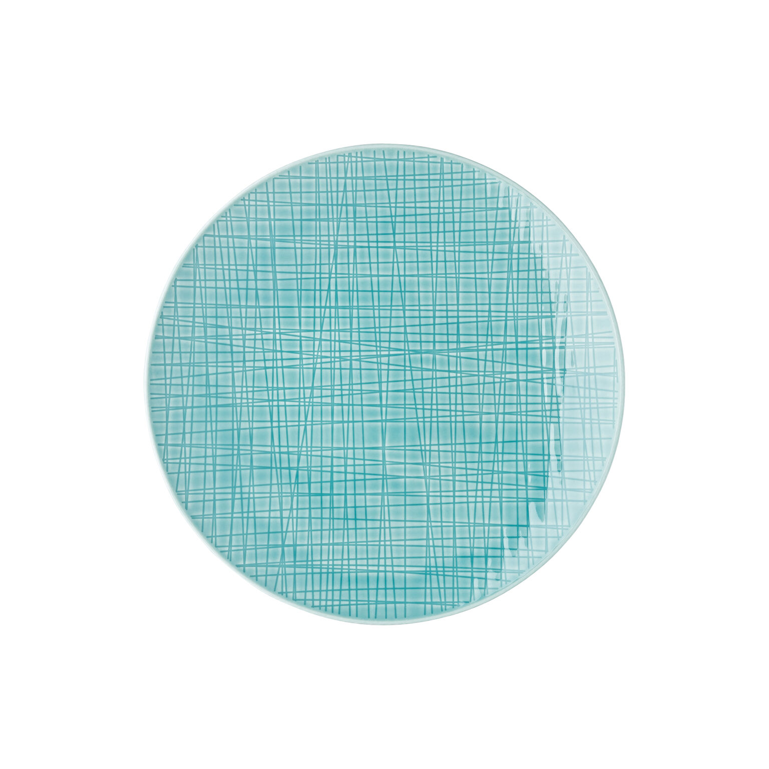 Mesh Colours Aqua Teller 24 cm flach