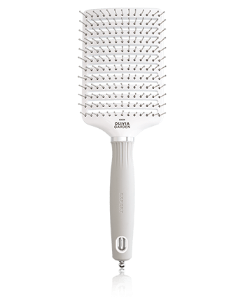 Olivia Garden Expert Care Vent Nylonborsten L weiß & grau 1-Stück