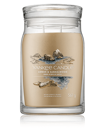 Yankee Candle Signature Amber & Sandalwood 567g