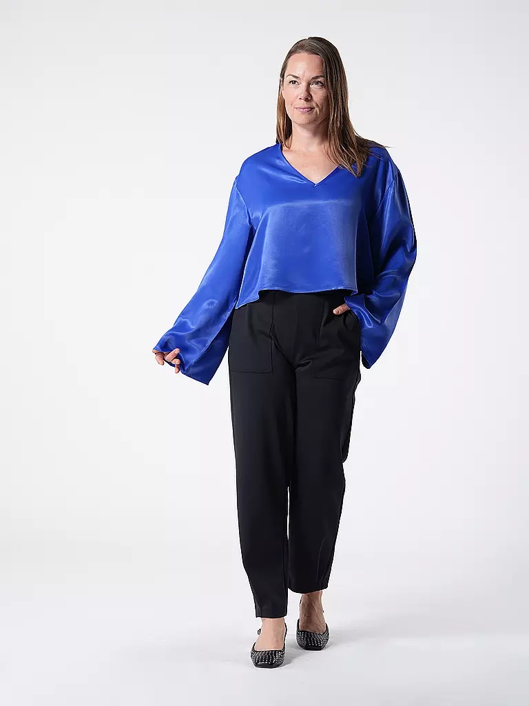 AMERICAN VINTAGE Blusenshirt UNYL blau