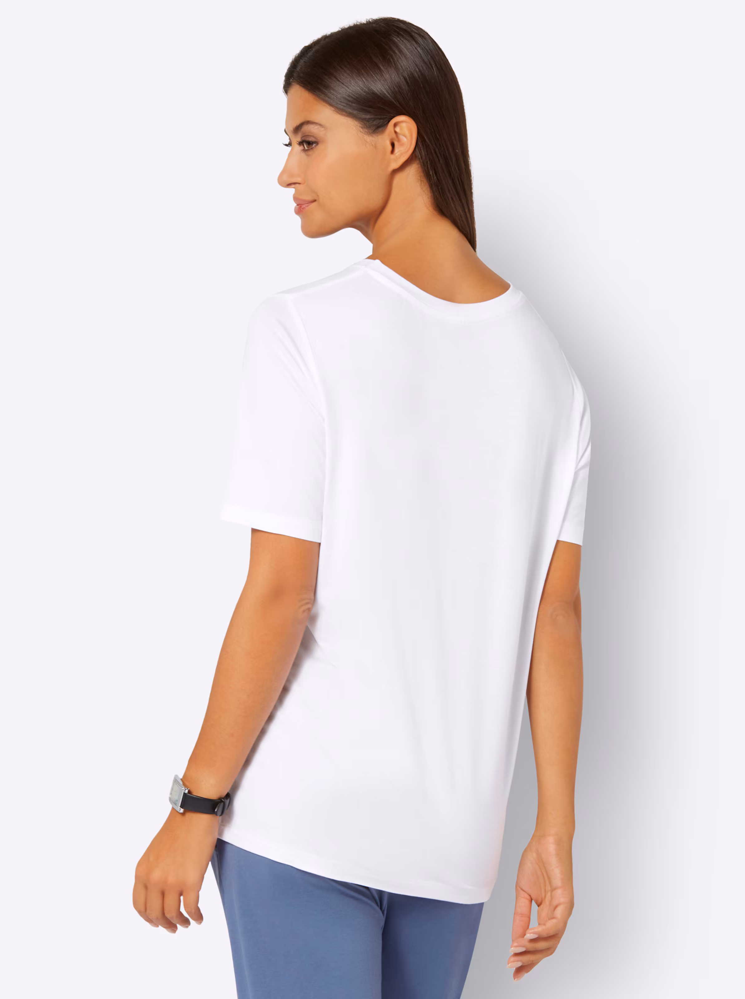 feel good Shirt in weiß