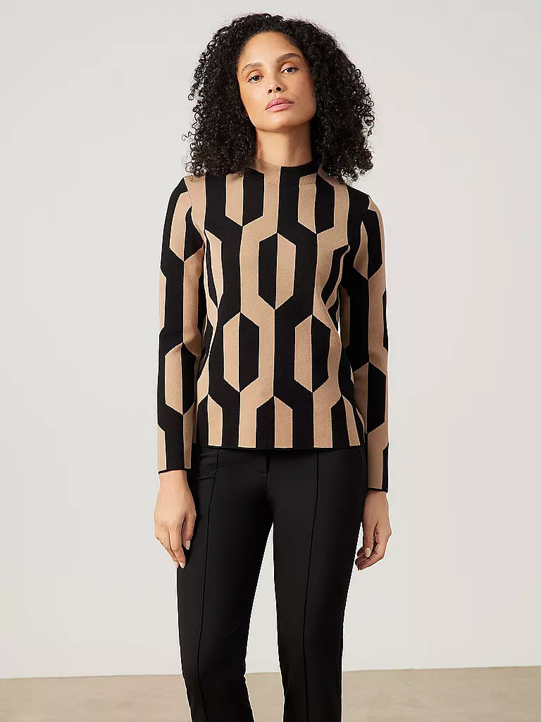 GERRY WEBER Langarmshirt camel
