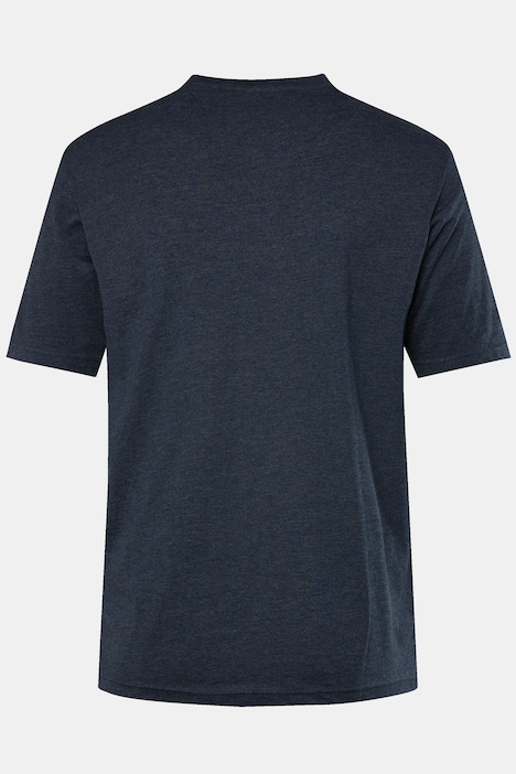 Men+ T-Shirt, Basic, 2er-Pack, Halbarm, V-Ausschnitt, bis 8 XL
