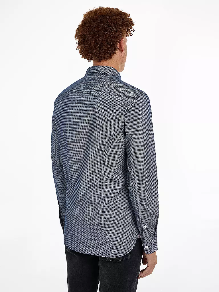 TOMMY HILFIGER Hemd Regular Fit  blau