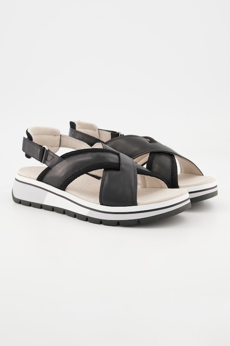 Caprice Sandalen, gekreuzte Riemen, Weite H