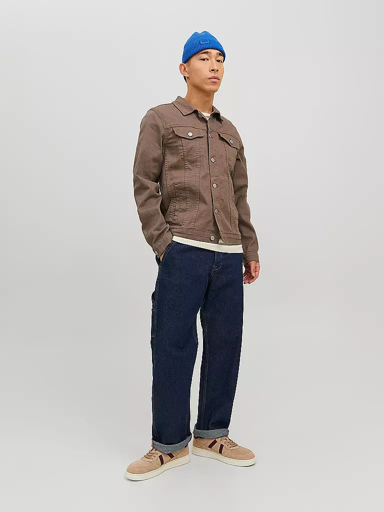 JACK & JONES Jeans JJIEDDIE JJUTILITY MF dunkelblau