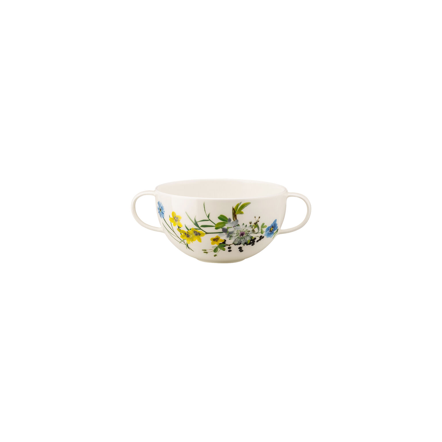 Brillance Bone China Fleurs des Alpes Suppen-Obertasse