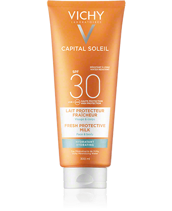 Vichy Capital Soleil Fresh Protective Milk Face & Body SPF 30 300ml
