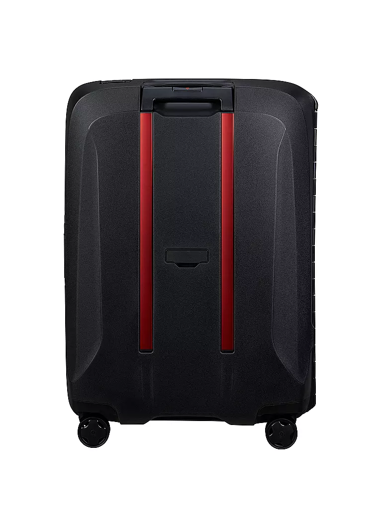 SAMSONITE Trolley ESSENS SPINNER 69cm charcoal/red schwarz