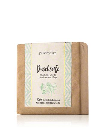 puremetics Natur-Seifen Duschseife Sheabutter Limette 100g