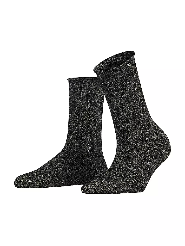 FALKE Socken SHINY SO black schwarz