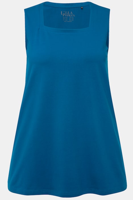 Longtop, Classic Fit, Carree-Ausschnitt, ärmellos