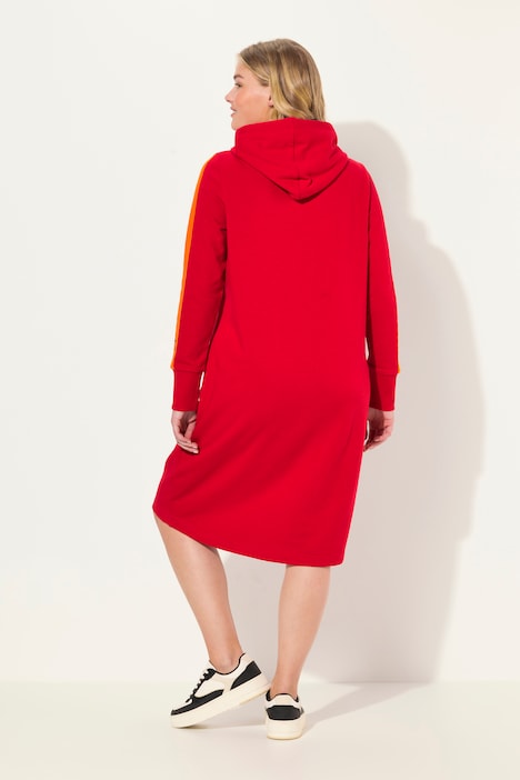 Sweatkleid, Kapuze, Langarm, OEKO-TEX Made in Green