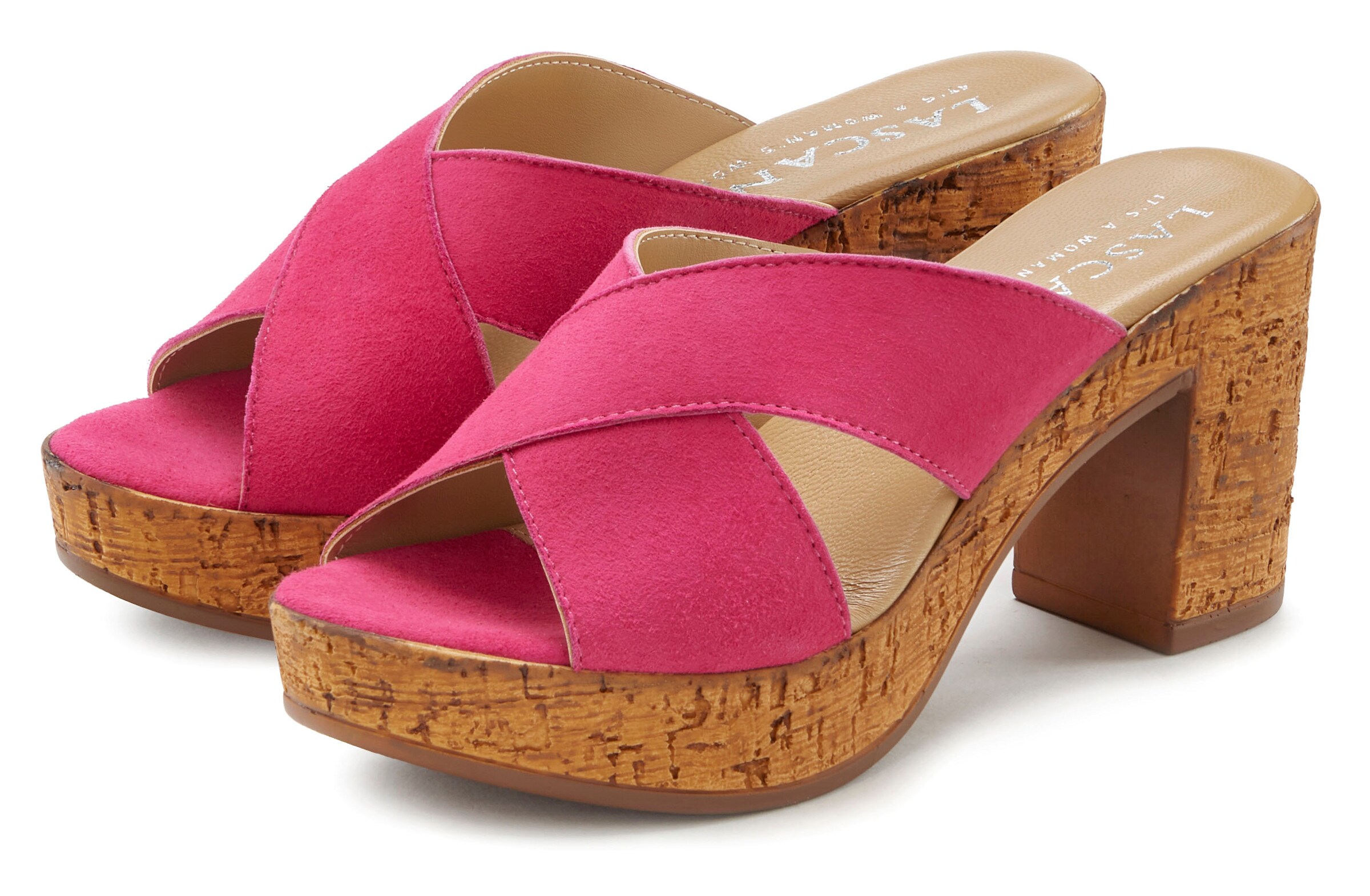 LASCANA Pantolette in pink
