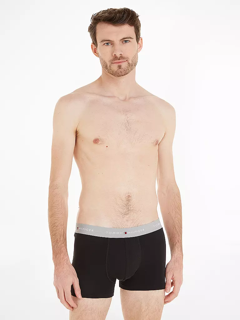 TOMMY HILFIGER Pants 3er Pkg grey schwarz