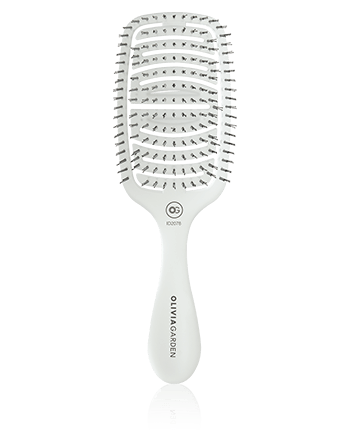 Olivia Garden Essential Care Flex Fine Hair Bristles Ice White 1-Stück
