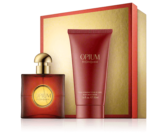 Yves Saint Laurent Opium Set mit Body Lotion 30ml-50ml