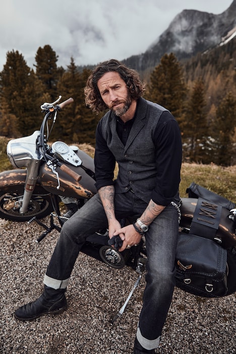 JP 1880 Jeanshemd, Langarm, Stehkragen, Modern Fit, bis 8 XL