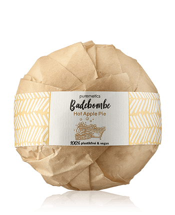 puremetics Körperpflege Badebombe Hot Apple Pie 250g