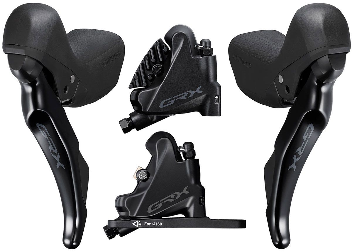 Shimano GRX ST-RX400+BR-RX400 2x10-fach Scheibenbremsen-Set kaufen | Bike-Discount