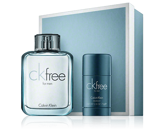 Calvin Klein CK free Set mit Deodorant Stick 100ml-75ml