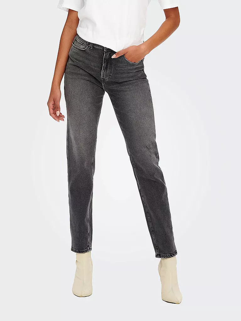 ONLY Jeans Mom Fit ONLEMILY  7/8 grau