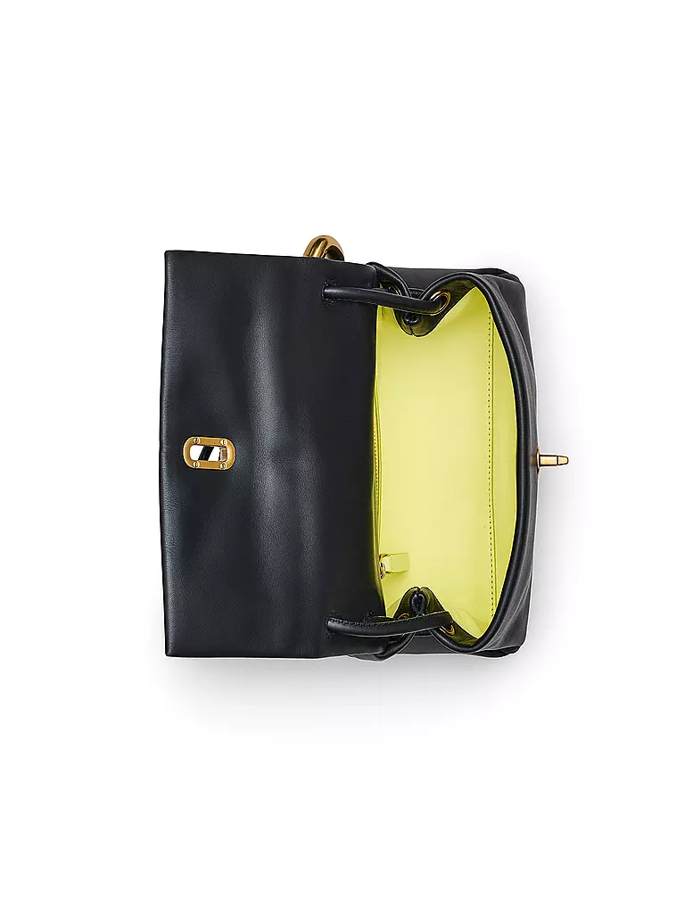 MARC JACOBS Ledertasche - Umhängetasche THE MINI DUAL BAG schwarz