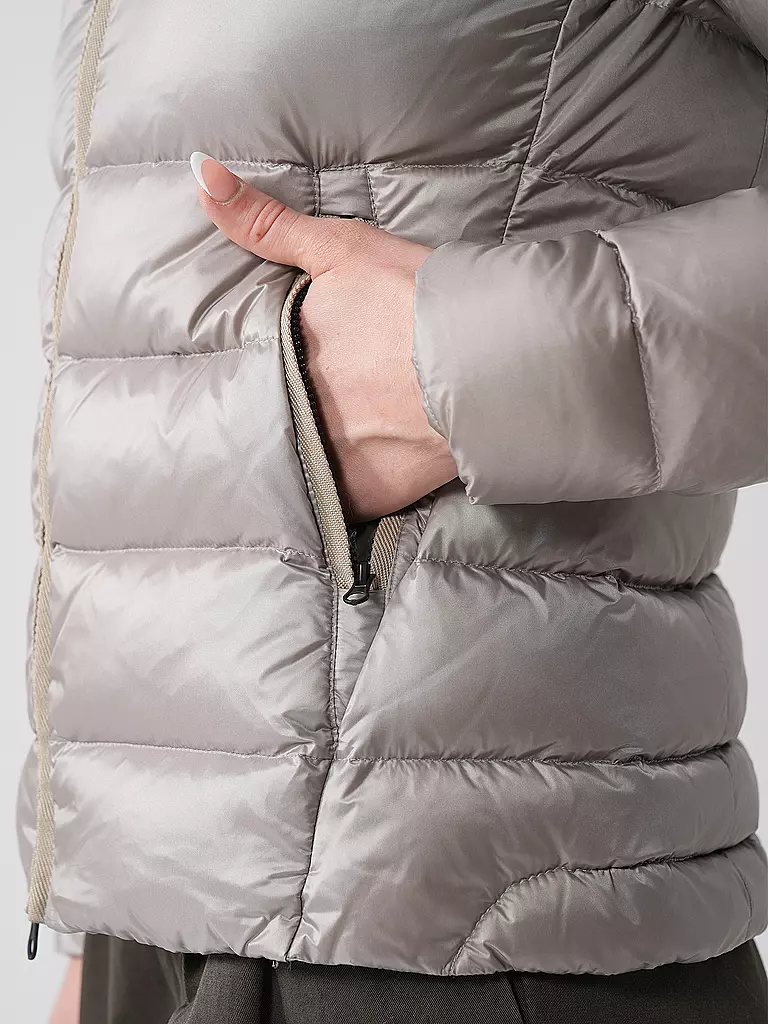 BLAUER Daunenjacke CHARME hellgrau