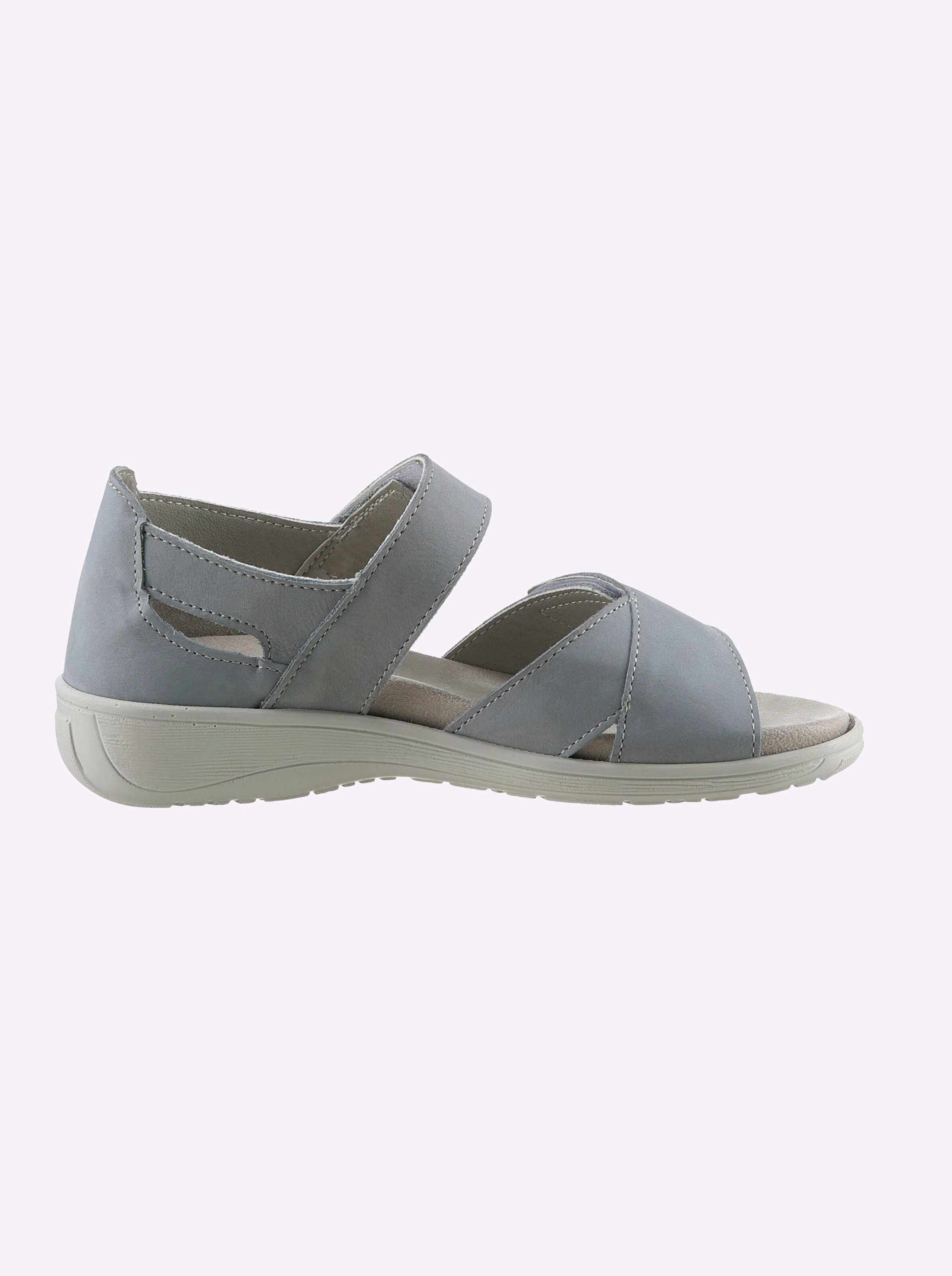 airsoft comfort+ Sandale in eisblau