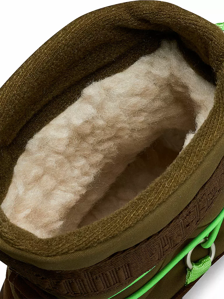 AFFENZAHN Kinder Winterstiefel SNOWY FROSCH grün