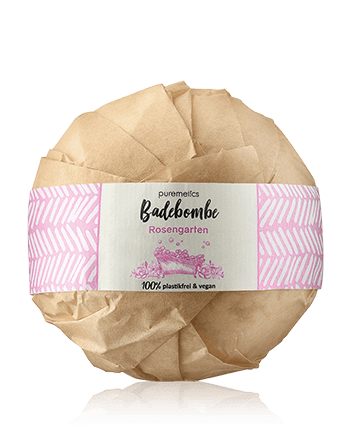 puremetics Körperpflege Badebombe Rosengarten 250g