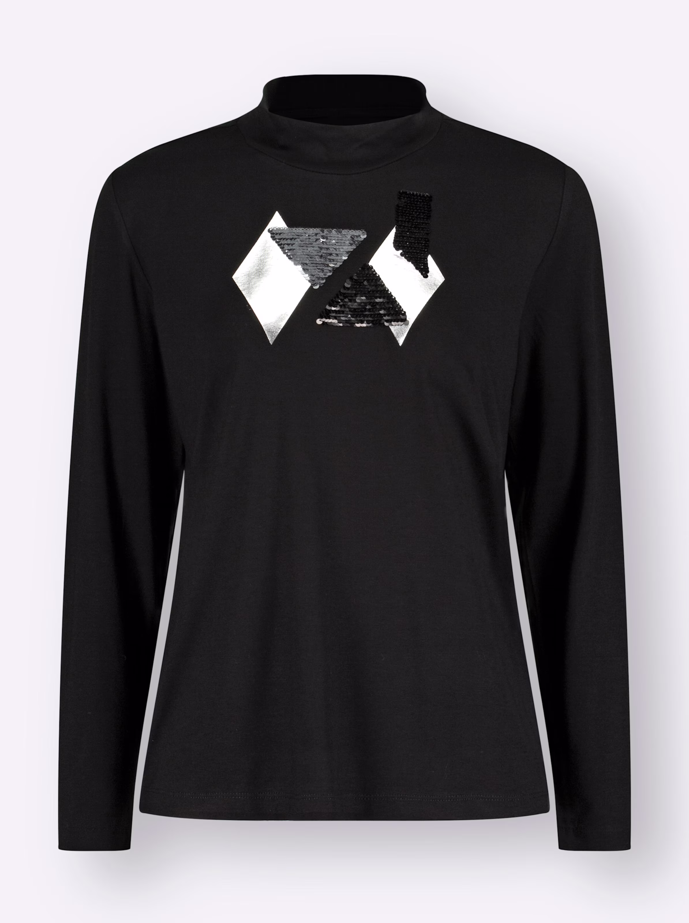 Shirt in schwarz