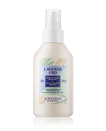 L'Occitane Lavande CBD Huile de Massage Relaxante 100ml