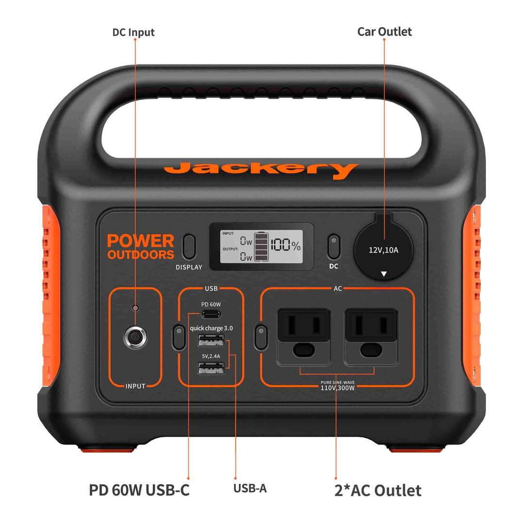 Jackery Solar Generator 300 (Jackery 300 + SolarSaga 100W)