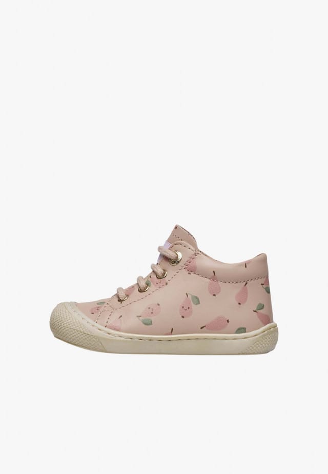 NATURINO COCOONLauflernschuhe aus Leder, Puderrosa