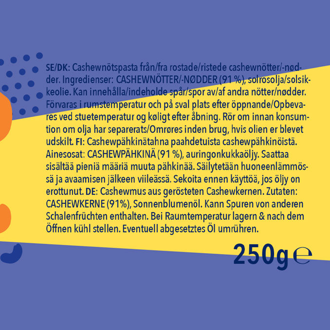 Cashewmus, 250g von SAVED By Motatos