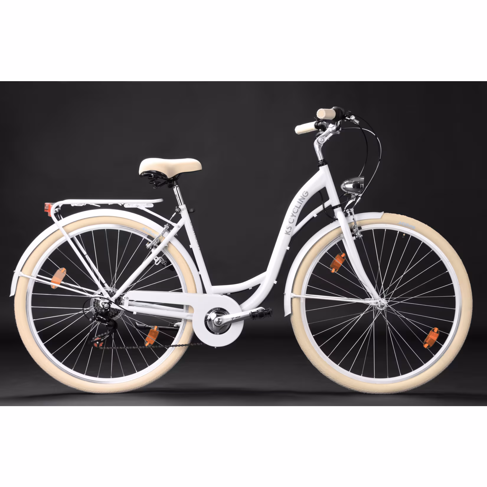 KS Cycling Damenfahrrad Cityrad 6-Gänge Balloon 28 Zoll