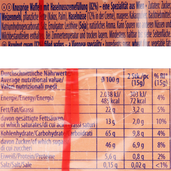 Manner Waffeln, 4er Pack, 4x 75g von