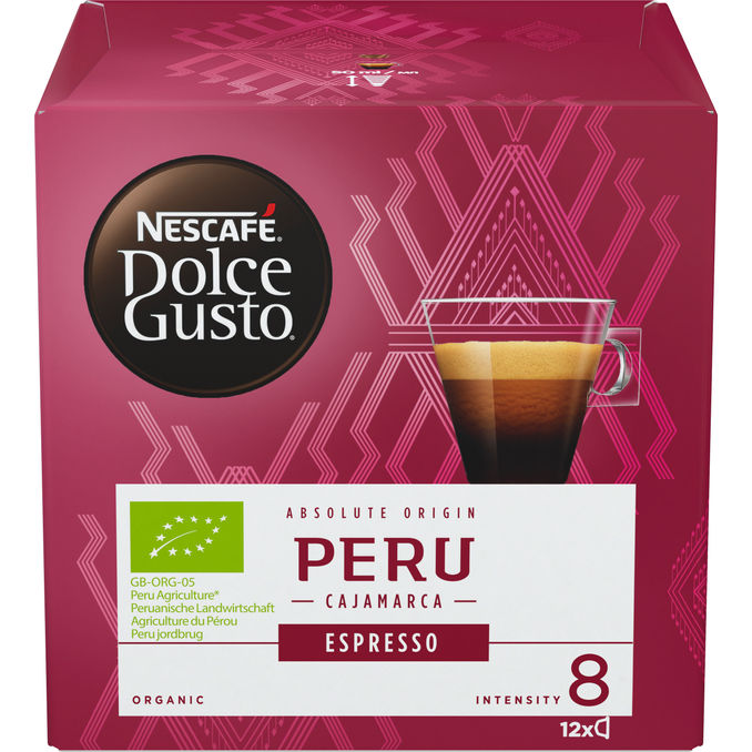 BIO Dolce Gusto Espresso Peru, 12 Kapseln, 84g von Nescafé