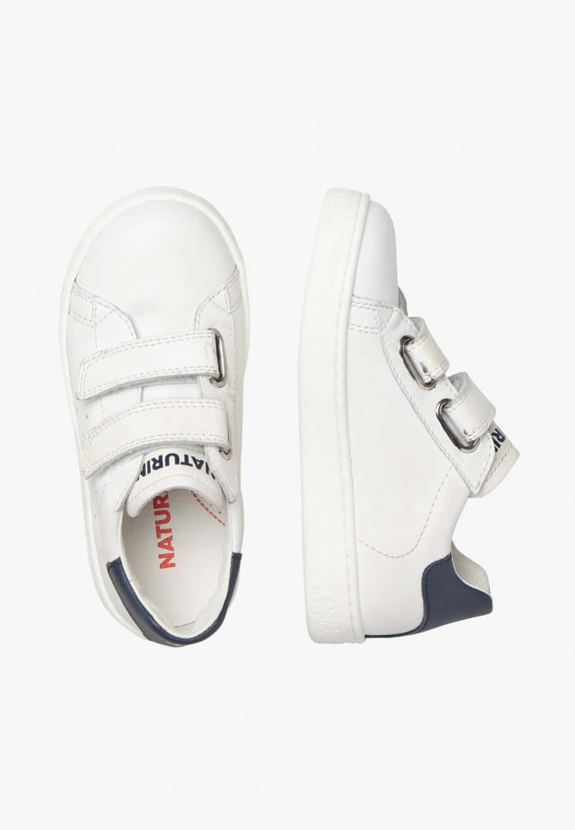 NATURINO HASSELT 2 VL.Sneakers aus Leder, Weiß-Blau