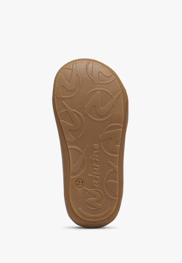 NATURINO COCOON VLLauflernschuhe aus Nappaleder, Rot-Braun