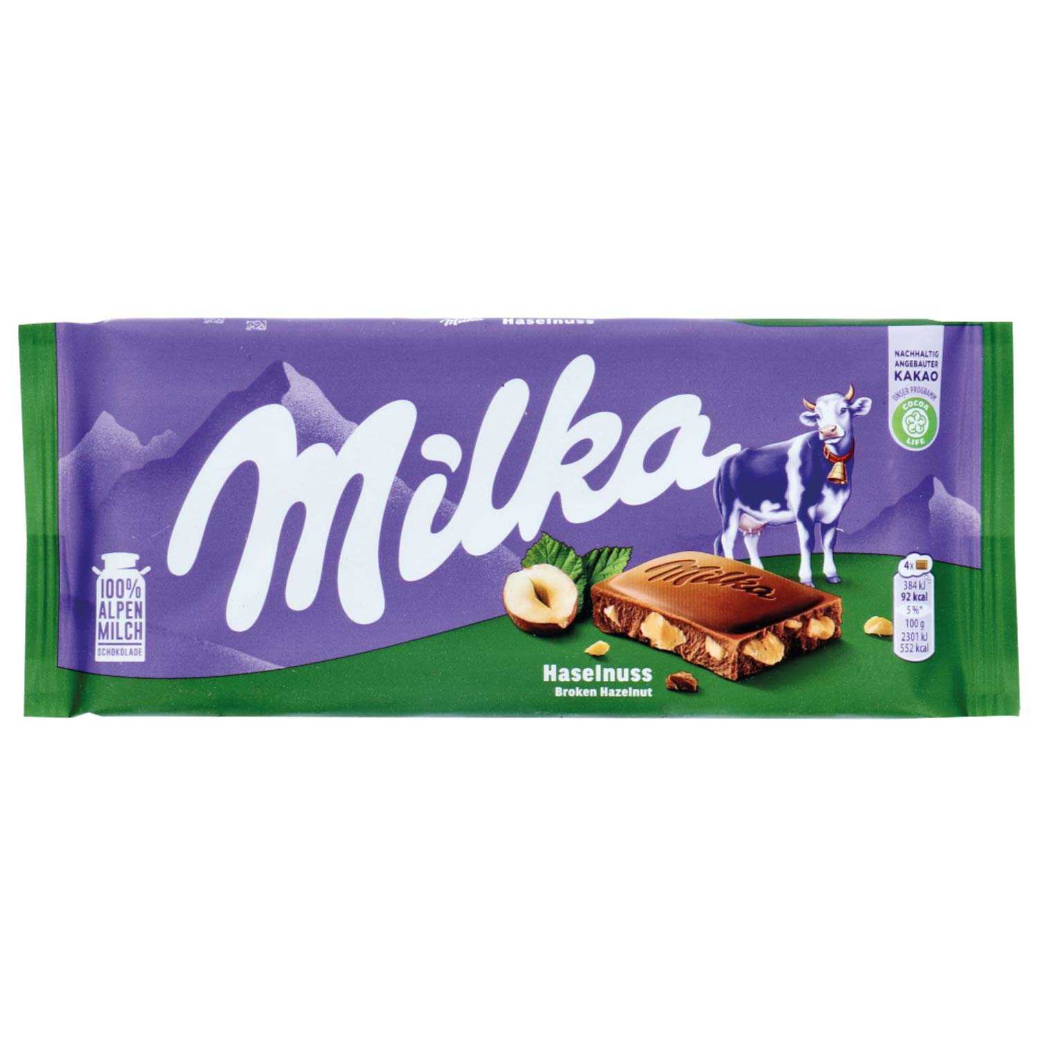 Milka Schokoladentafel mit Haselnuss 100 g