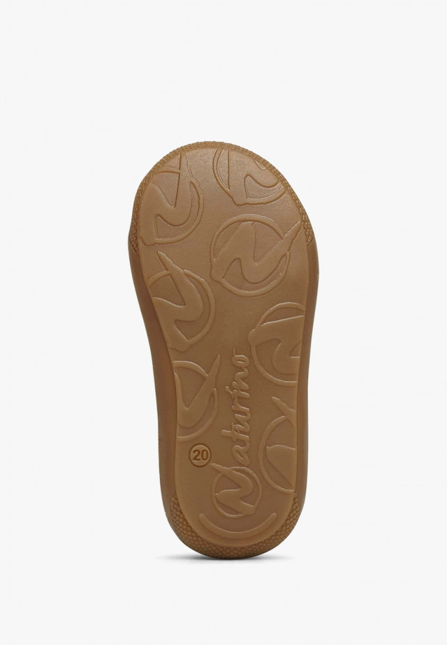 NATURINO COCOONLauflernschuhe aus Veloursleder, Taupe