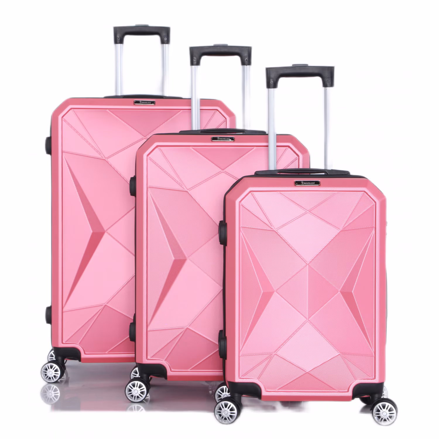 Reisekoffer ABS-03 Koffer 3-teilig Hartschale Trolley Set Kofferset