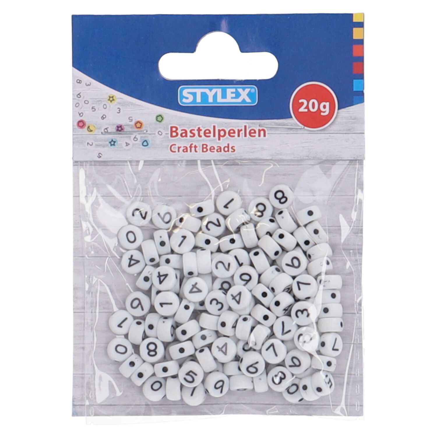 Bastelperlen Zahlen/Symbole