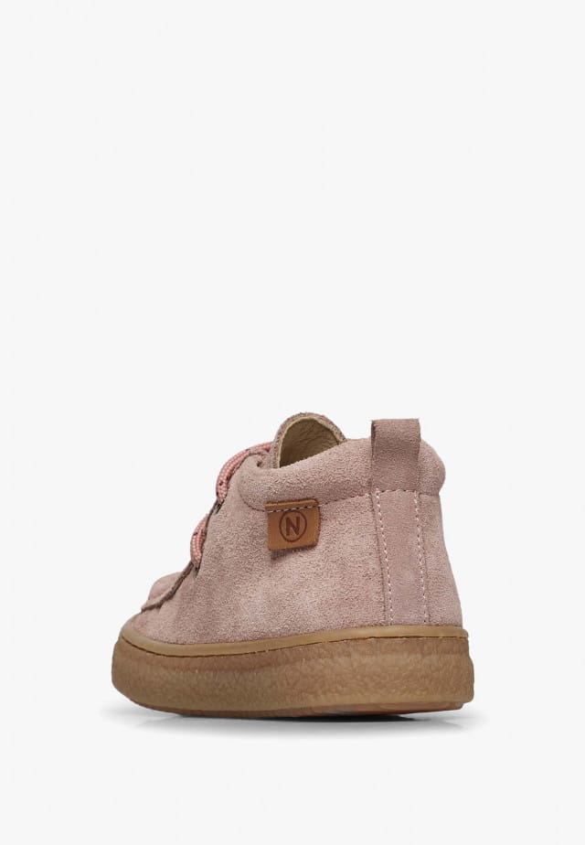 NATURINO KASDENSchuhe aus Veloursleder, Altrosa